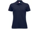 CLIQUE MANHATTAN LADIES Poloshirt G. M - dunkelmarine, 65% PES / 35% CO, 200 g/m2