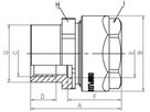 Schwarzrohradapter Simplex PLUS - mit IG