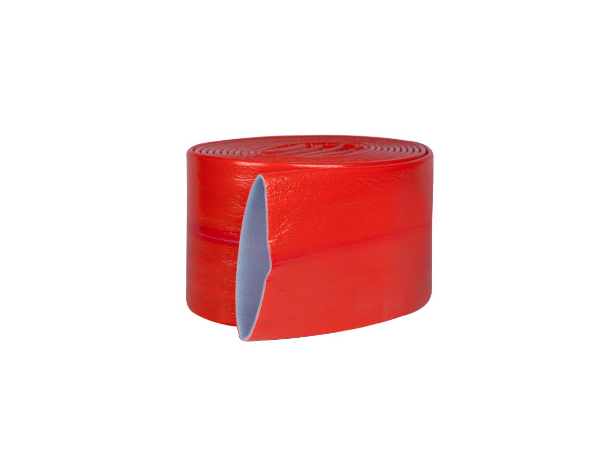 PE-Schutzschlauch rot 100 mm - für Spiro-Rohr Rolle à 10 m