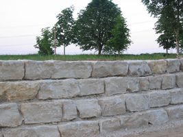Mauersteine gespalten JURA - freie Längen