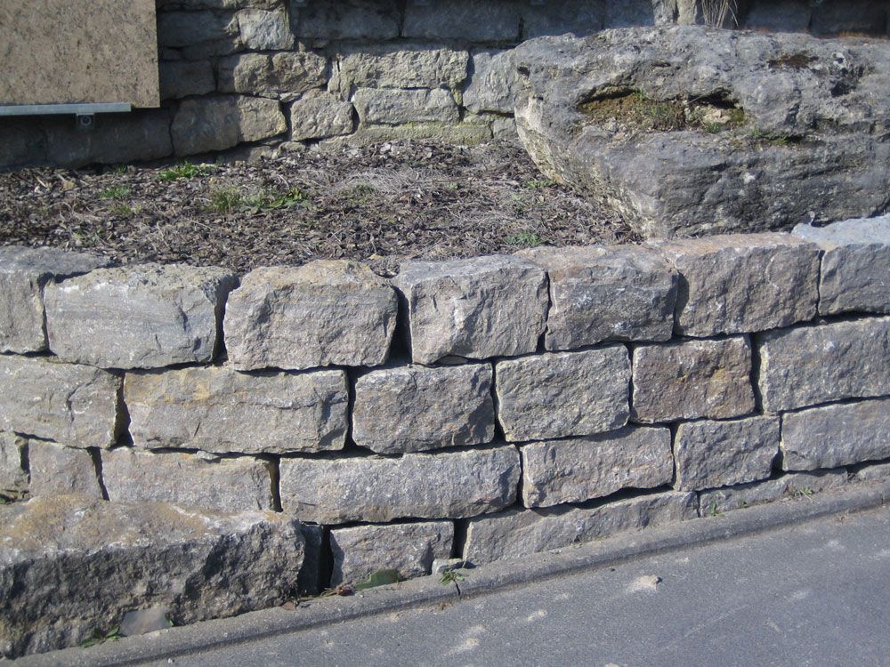 Mauersteine Muschelkalk - freie Längen