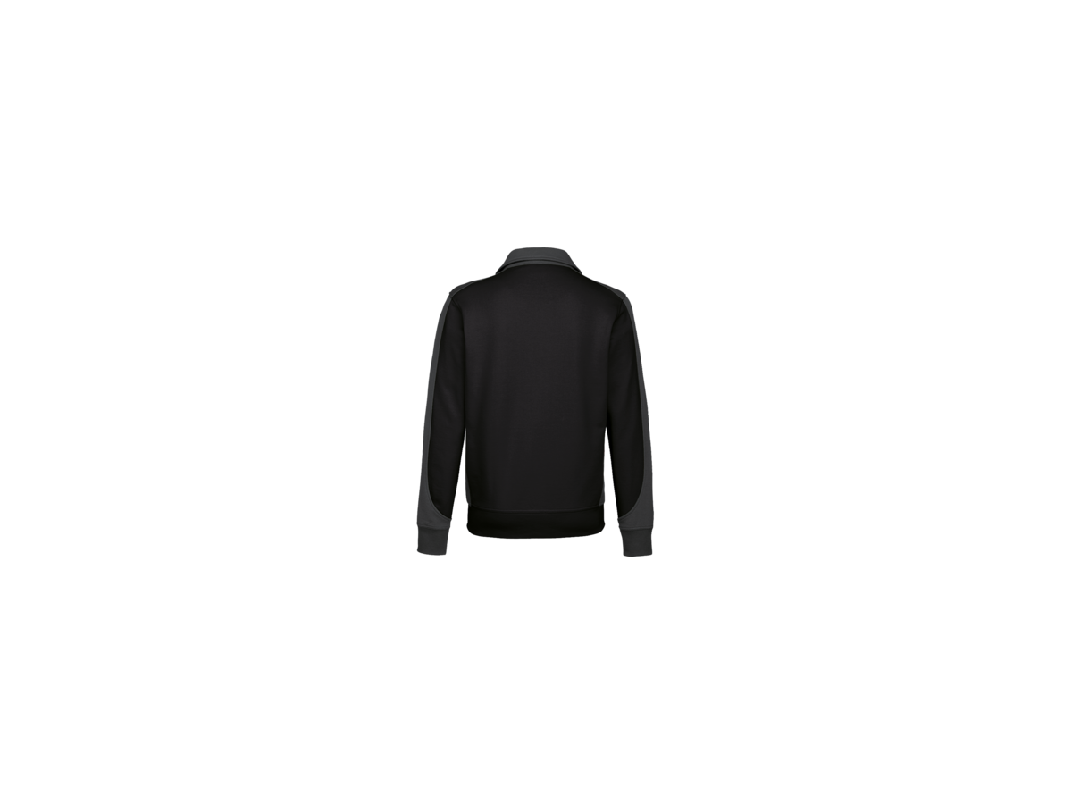 Sweatjacke Contr. Perf. XL schwarz/anth. - 50% Baumwolle, 50% Polyester, 300 g/m²