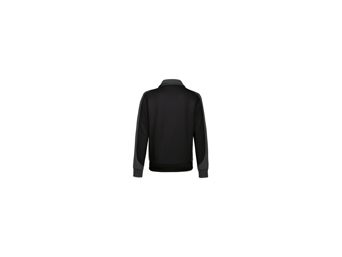 Sweatjacke Contr. Perf. M schwarz/anth. - 50% Baumwolle, 50% Polyester, 300 g/m²
