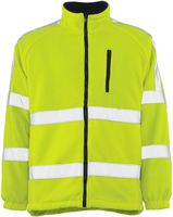 Salzburg Fleecejacke floures.gelb G. L - 100 % Polyester, winddicht m. Futter