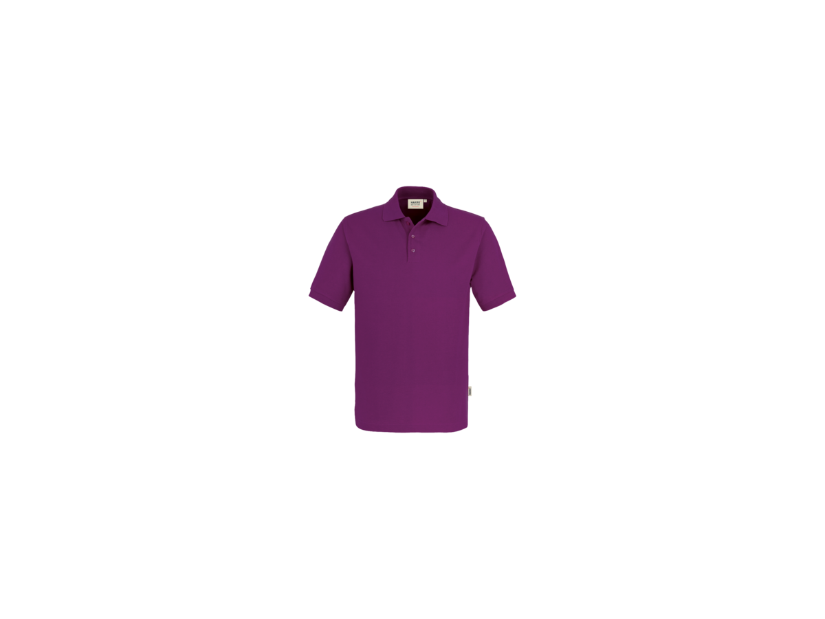 Poloshirt Performance Gr. XS, aubergine - 50% Baumwolle, 50% Polyester, 200 g/m²