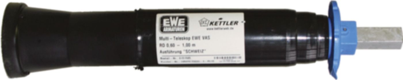 TMH Teleskop-Einbaugarnitur Kettler pat. - Schnappverschluss Stange aus Edelstahl