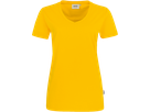 Damen-V-Shirt Performance Gr. 6XL, sonne - 50% Baumwolle, 50% Polyester, 160 g/m²