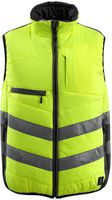 Winterweste GRIMSBY, Gr. 2XL - hi-vis gelb/schwarz, 100% PES