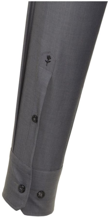 Business Kent Hemd MEN 1/1 gewebt Gr. 41 - anthrazit, 100% CO