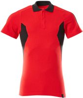 Poloshirt Modern Fit Gr. 2XL ONE - verkehrsrot/schwarz, 60% CO/40% PES