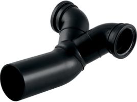 Geberit PE Wandklosett-Doppelbogen 180° - etagiert