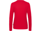 Damen-Longsleeve Classic Gr. S, rot - 100% Baumwolle, 160 g/m²