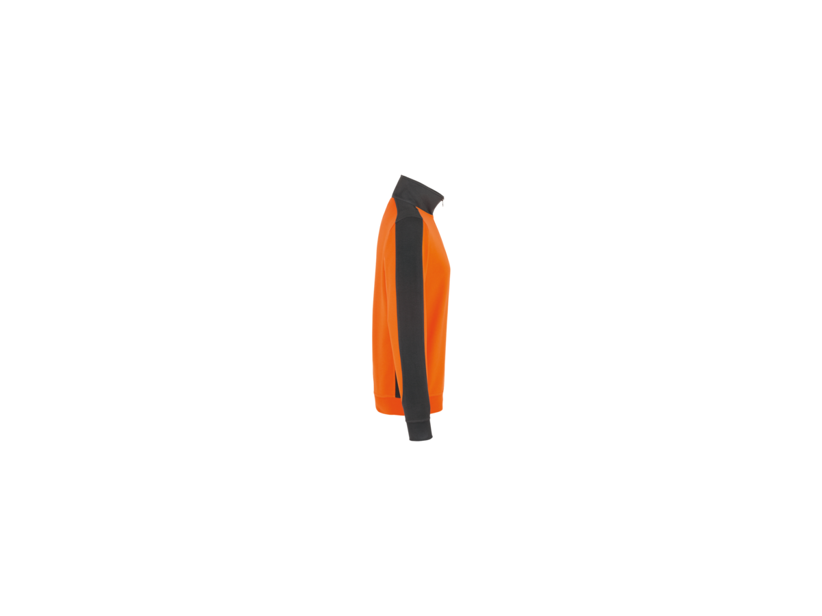 Zip-Sweatsh. Co. Perf. 4XL orange/anth. - 50% Baumwolle, 50% Polyester, 300 g/m²