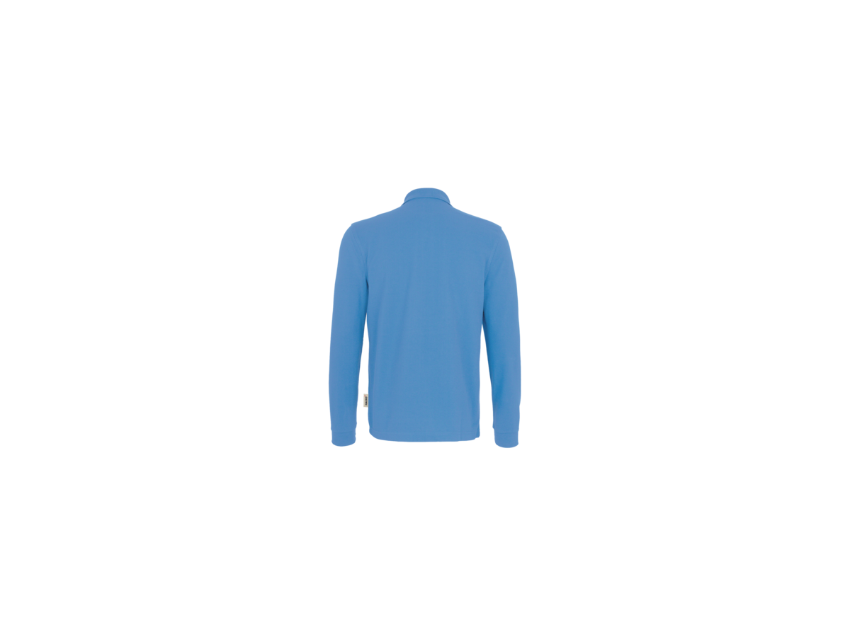 Longsleeve-Poloshirt Perf. XS malibublau - 50% Baumwolle, 50% Polyester, 220 g/m²