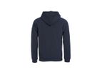 CLIQUE Classic Hoody full zip Gr. L - Dunkelmarine, 80% Baumw./20% Polyest.