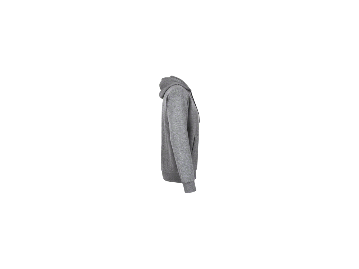 Kapuzen-Sweatshirt Premium S grau mel. - 60% Polyester, 40% Baumwolle, 300 g/m²