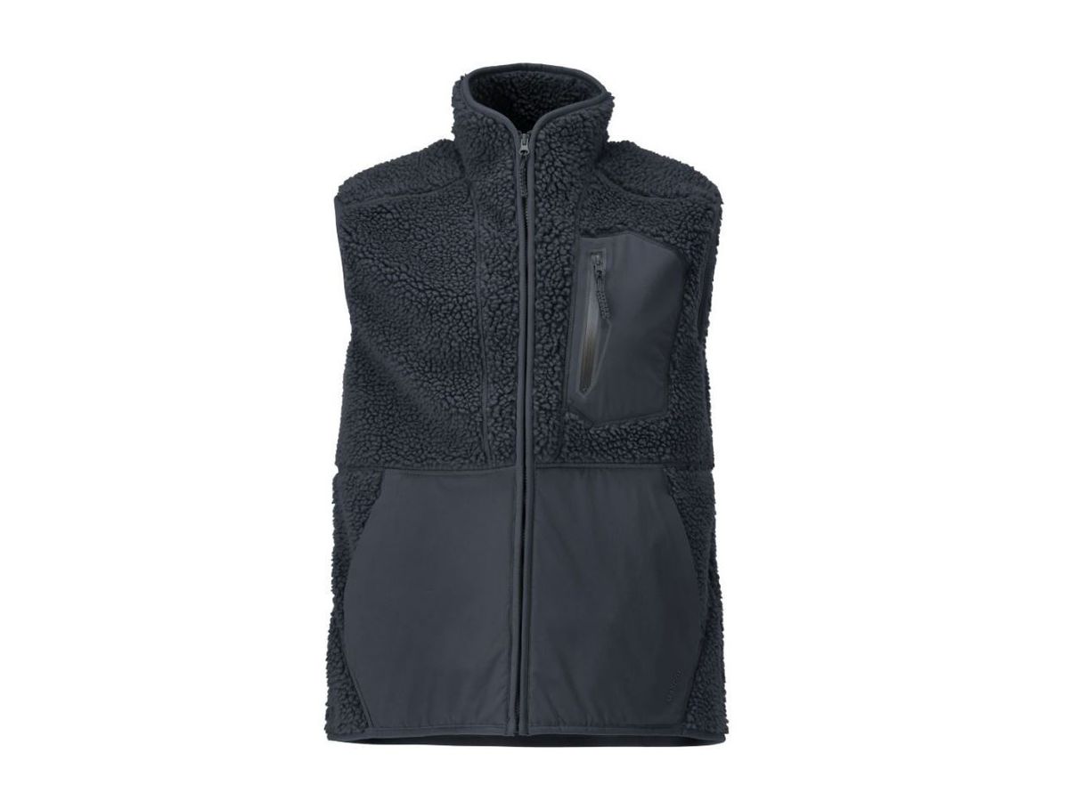 Faserpelz Weste mit Reissverschluss - 80% Recyceltes Polyester, 20% Polyester