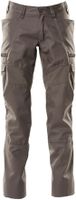Hose mit Schenkeltaschen Gr. 76C46 - dunkelanthrazit, Stretch-Einsätze