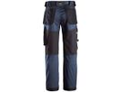AllroundWork Arbeitshose, Gr. 62 - marineblau-schwarz, Stretch Loose Fit