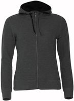 CLIQUE Classic Hoody full zip WOMEN - 60% Baumwolle, 40% Polyester