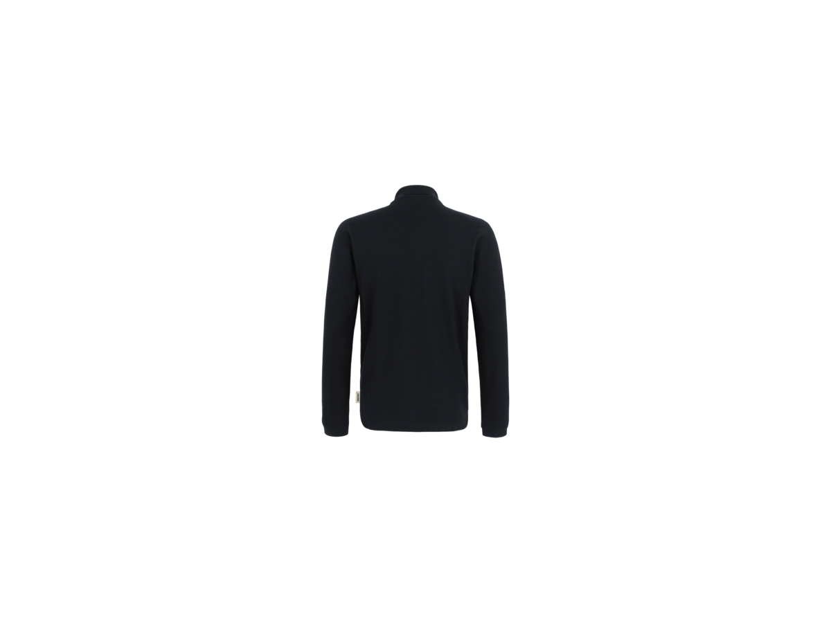 Longsleeve-Poloshirt Classic L schwarz - 100% Baumwolle, 220 g/m²