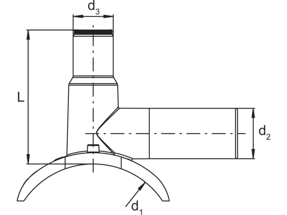 Druckanbohrarmaturen ALIAXIS - FRIALEN DAA TL d1 205-315 (400) mm