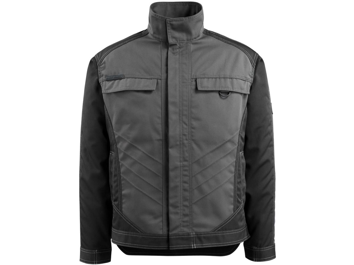 Fulda Arbeitsjacke, Gr. 2XL - dunkelanthrazit/schwarz, 65% PES/35% CO