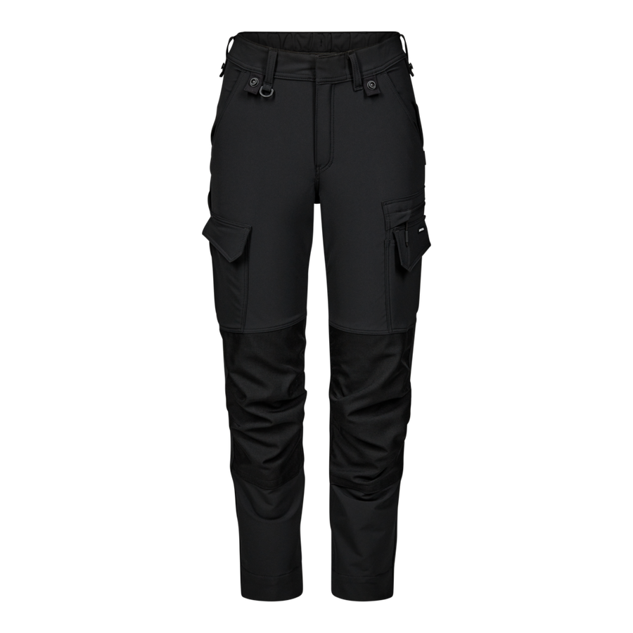 ENTIRE Damen Arbeitshose Gr. 34 - Schwarz, 4-Wege-Stretch