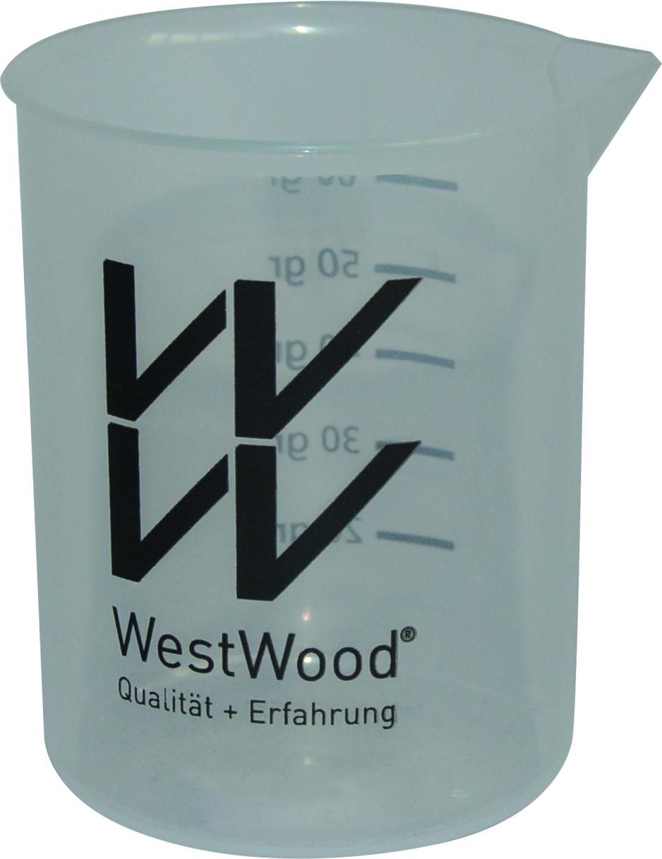WestWood Messbecher - zum Dosieren von Katalysator