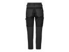 ENTIRE Damen Arbeitshose Gr. 38 - Anthrazitgrau/Schwarz, 4-Wege-Stretch