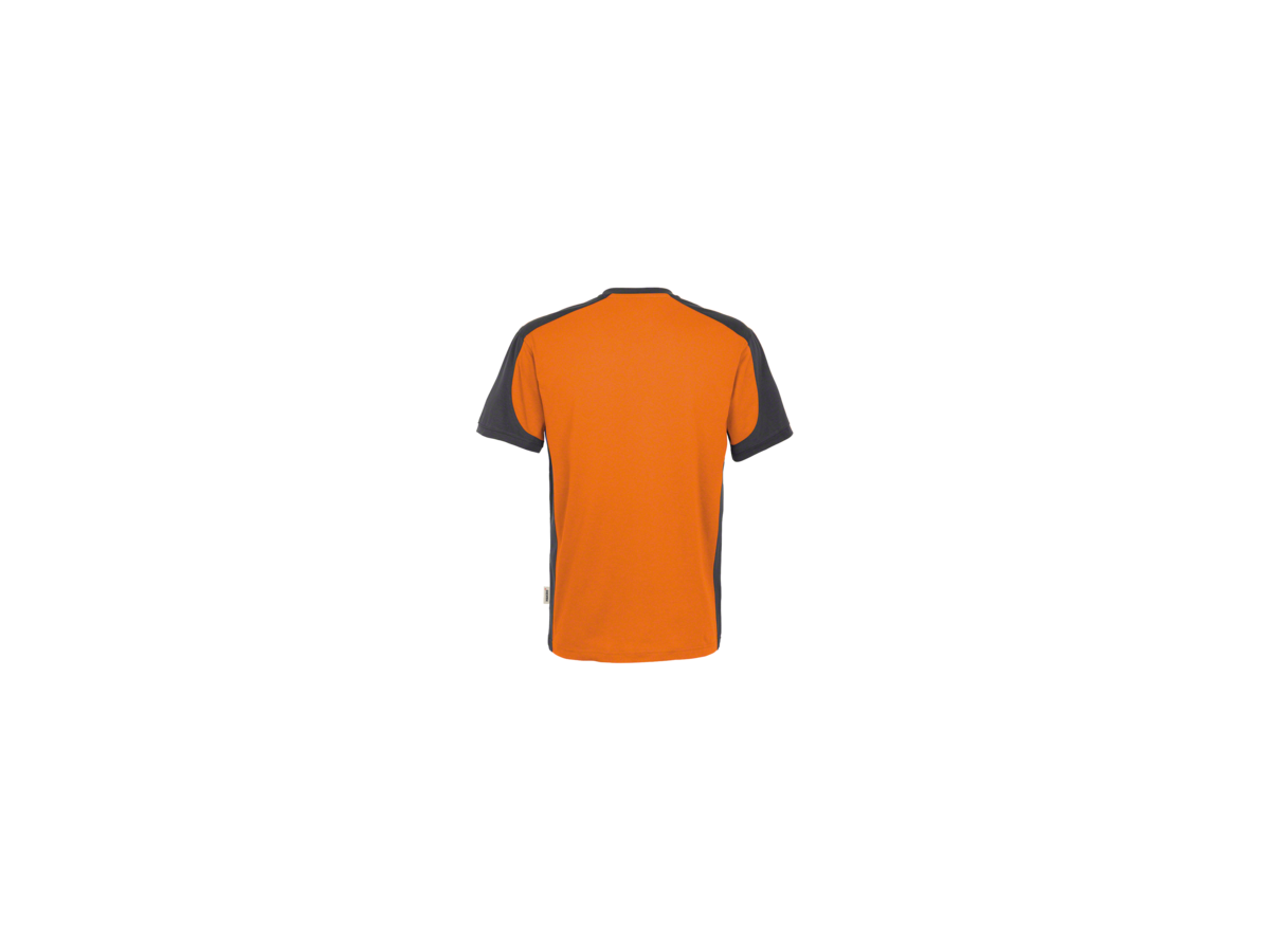 T-Shirt Contrast Perf. 5XL orange/anth. - 50% Baumwolle, 50% Polyester, 160 g/m²