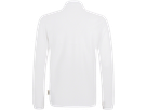 Longsleeve-Poloshirt Classic M weiss - 100% Baumwolle, 220 g/m²