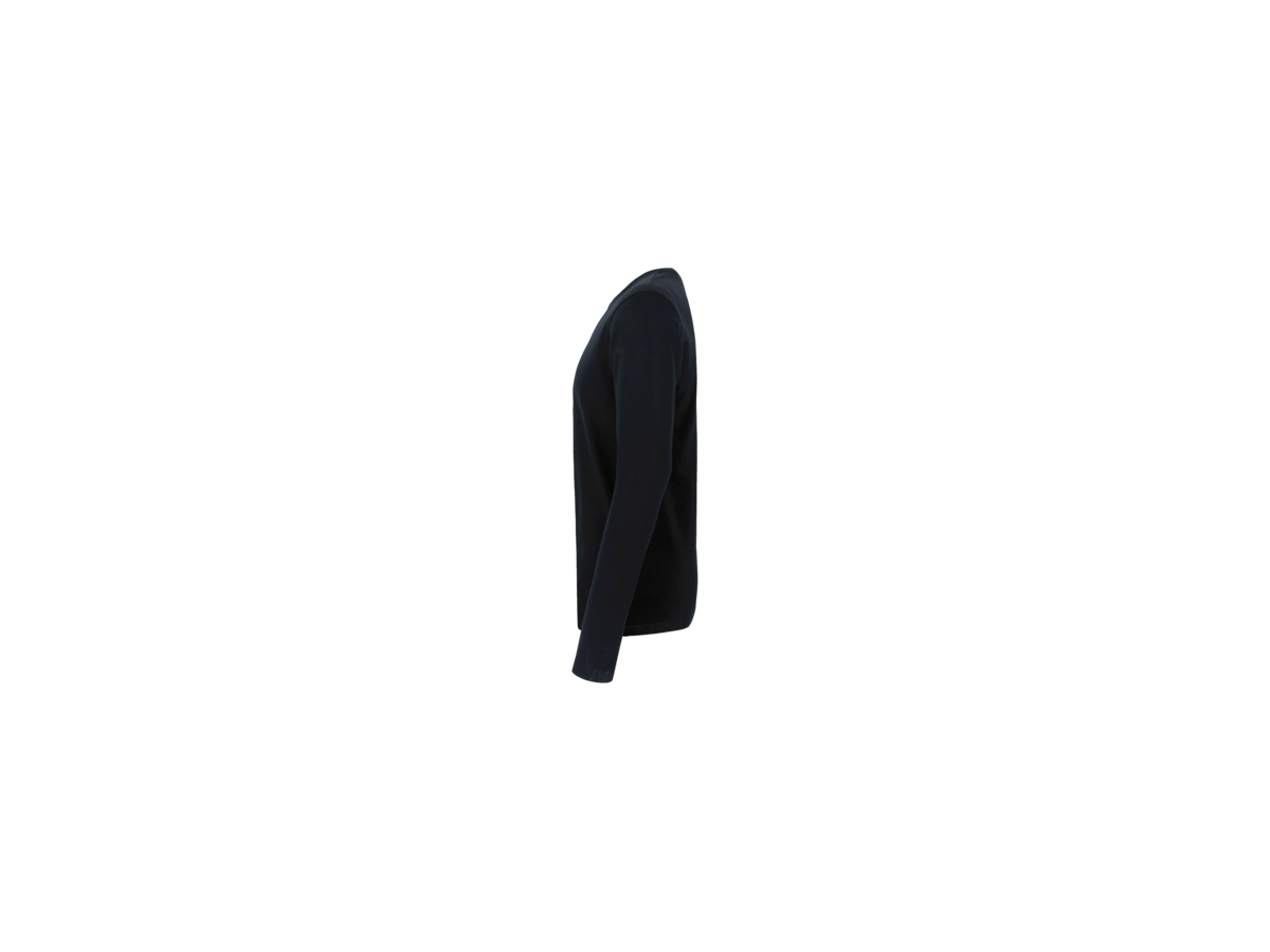 Longsleeve Heavy Gr. L, schwarz - 100% Baumwolle, 185 g/m²