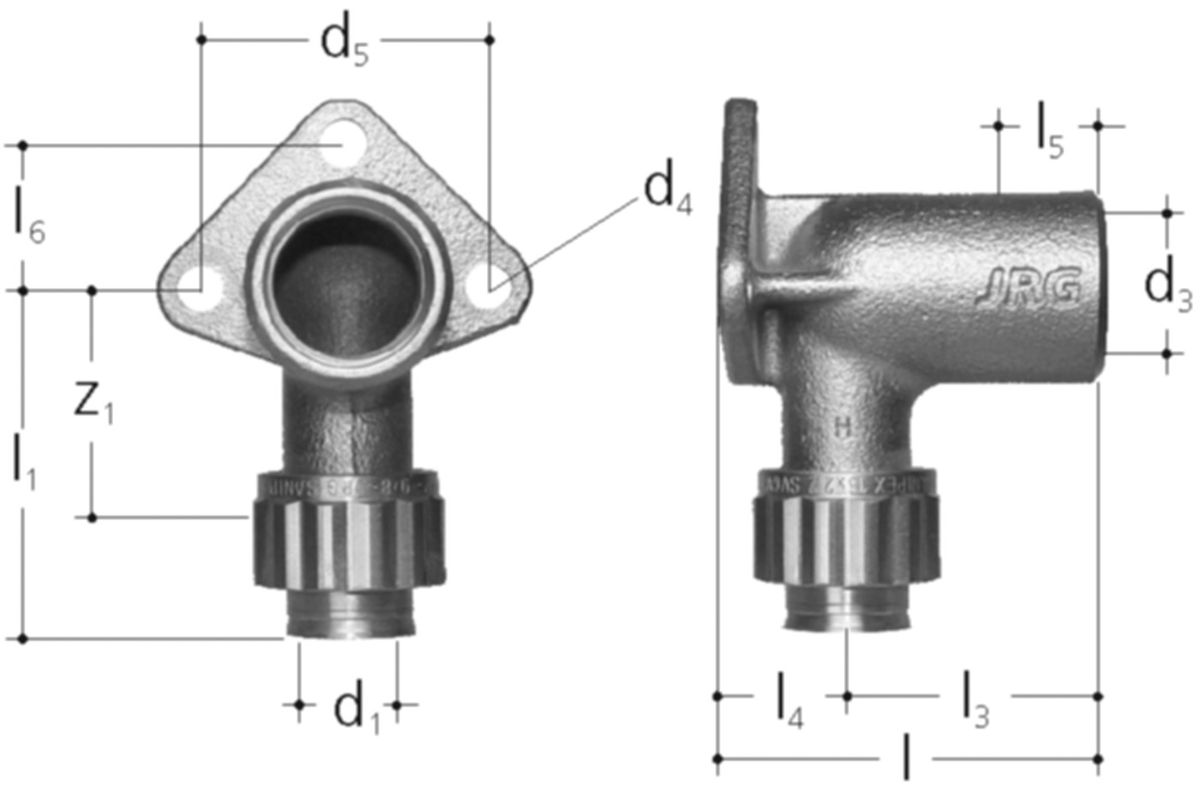 Sanipex Armaturanschluss, einfach