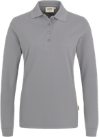 Damen-Longsleeve-Polosh. Perf. 2XL titan - 50% Baumwolle, 50% Polyester