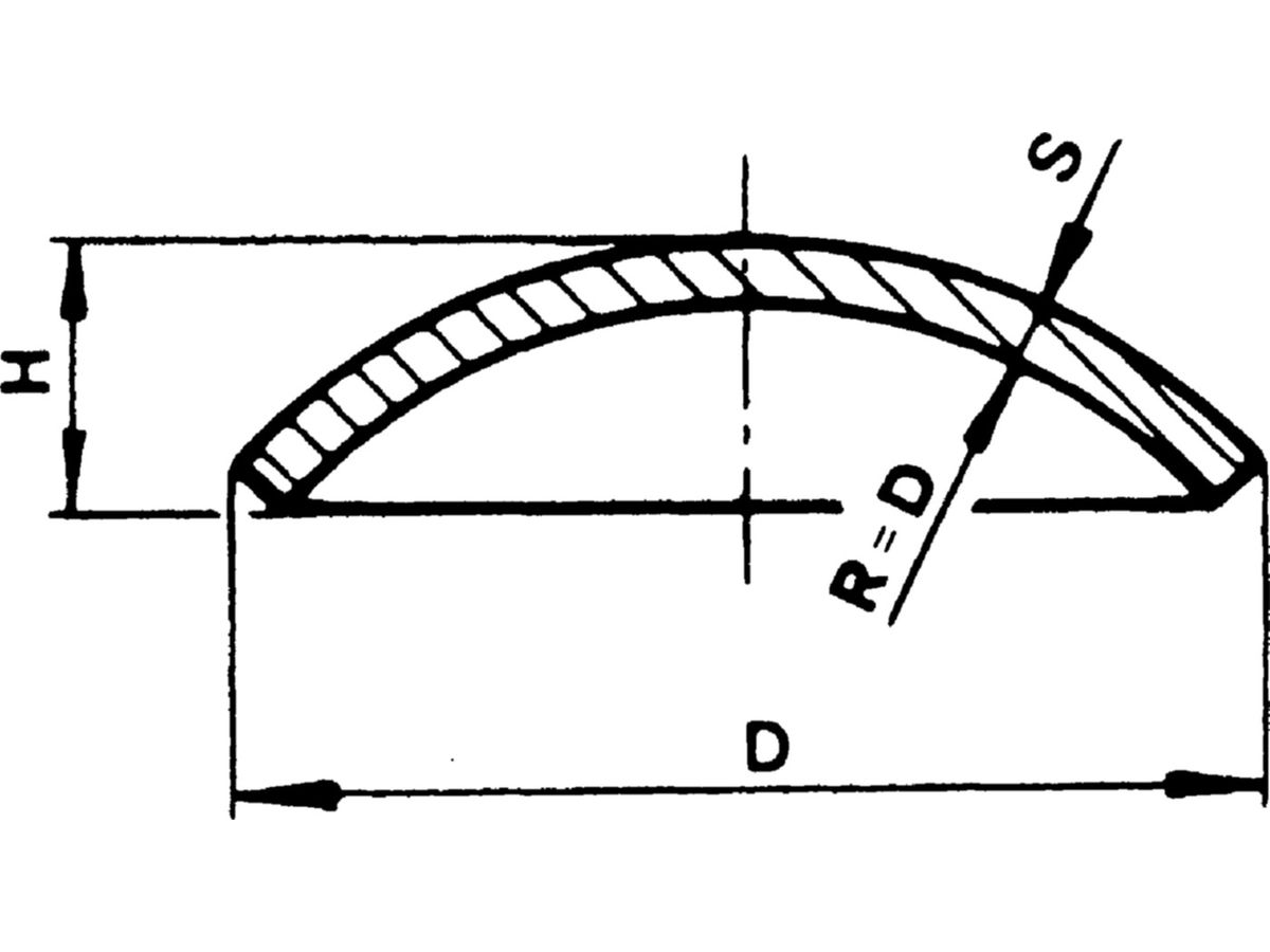 Bombierte Deckel S235