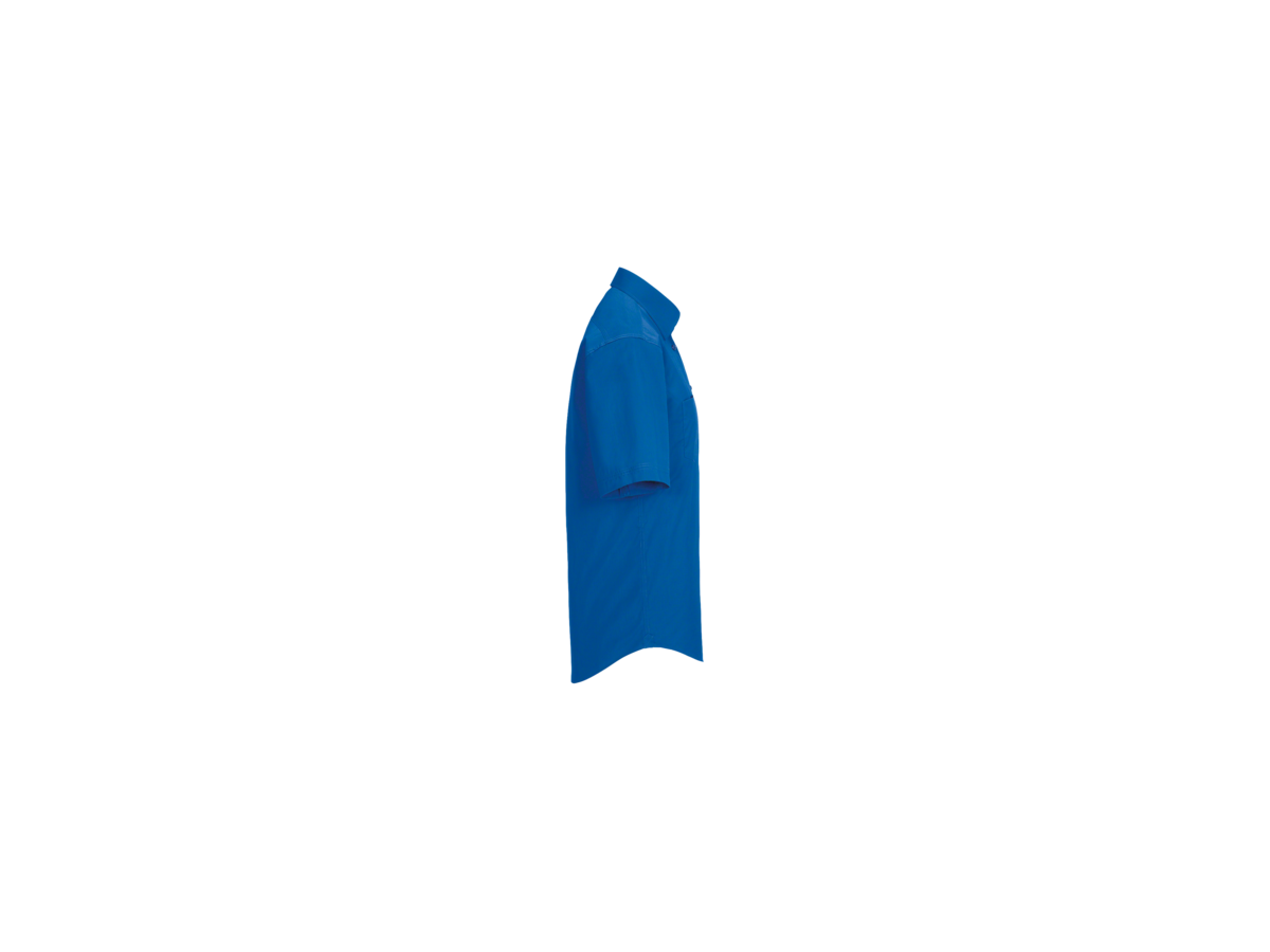 Hemd ½-Arm Perf. Gr. 4XL, royalblau - 50% Baumwolle, 50% Polyester, 120 g/m²