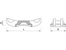 Universal-Blindschelle HAWLE PN 16 - DN 65 bis DN 500  3540