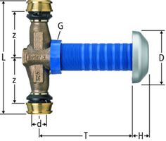 Optiflex-F-Unterputz-Geradsitzventil