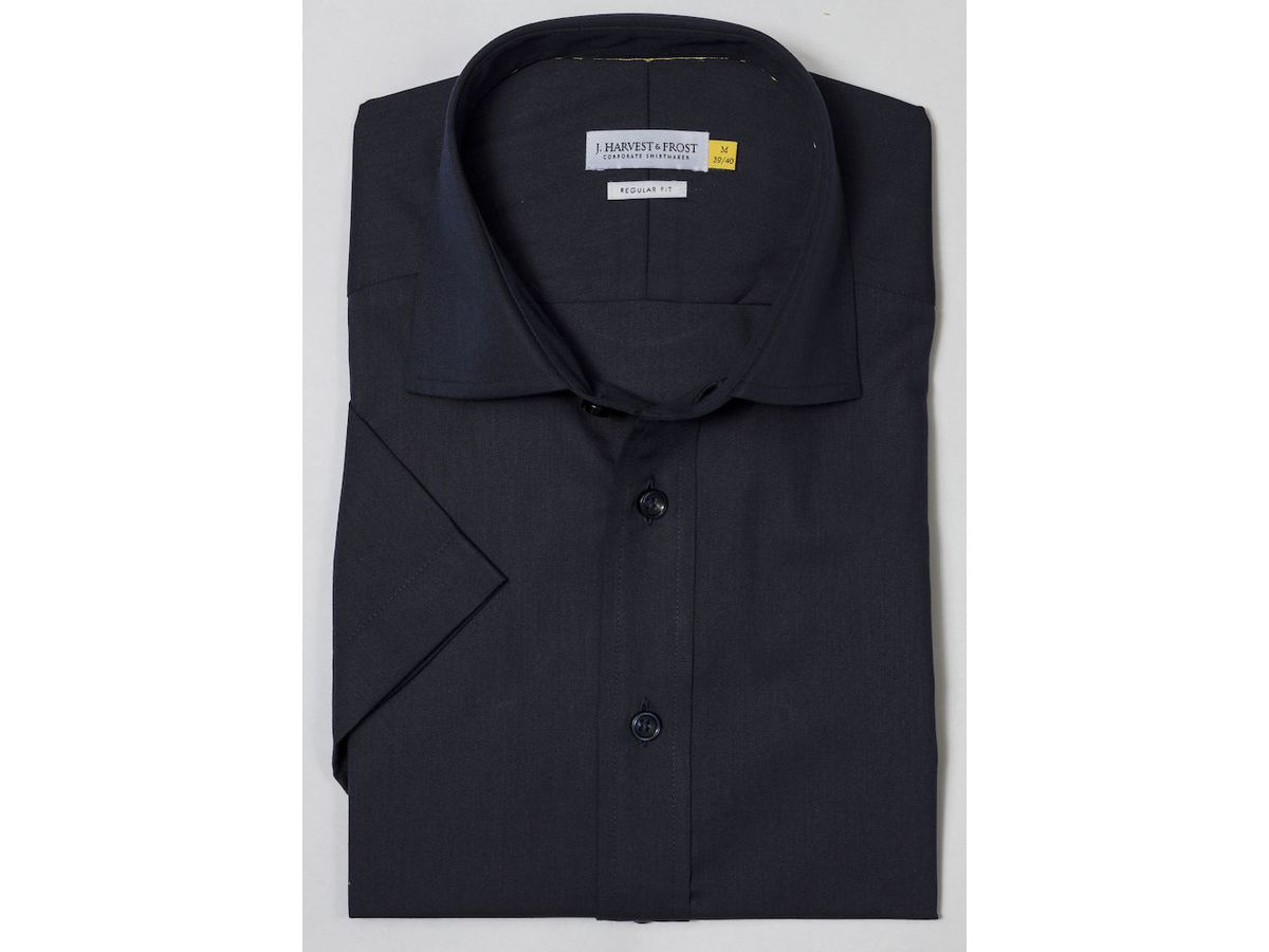 YELLOW BOW 50 S/S Regular Hemd Gr. 3XL - navy, 60% CO / 40% PES