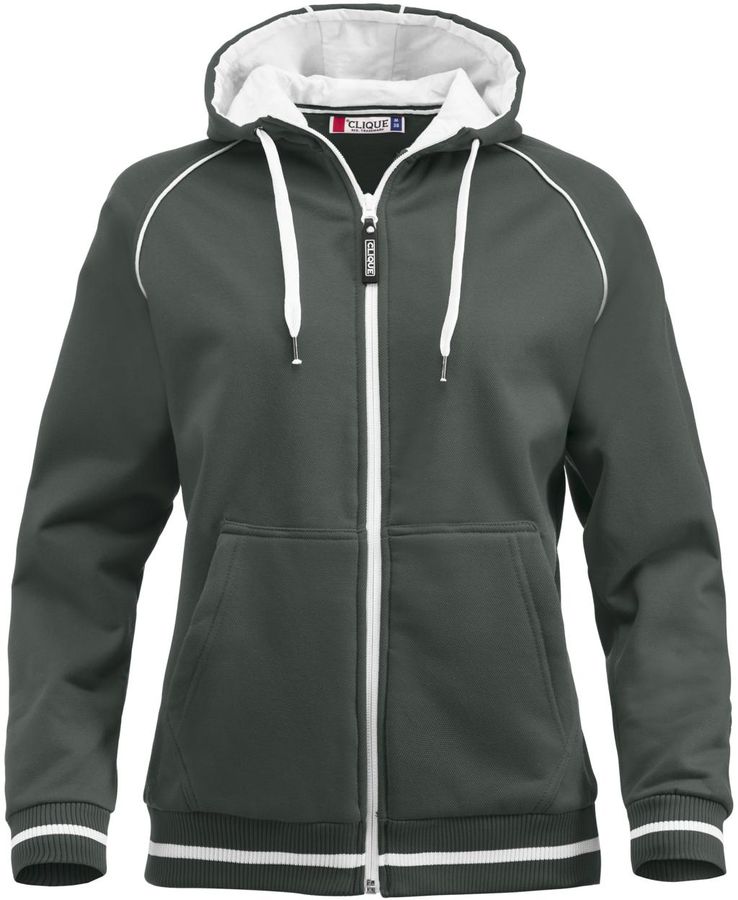 CLIQUE GRACE Sportl. Kapuzen-Sweatjacke - für Damen, 80% Polyester, 20% Baumwolle