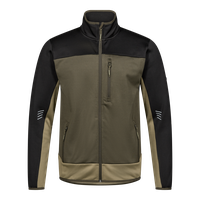 ENTIRE Midlayer-Cardigan Gr. 2XL - Forest Green/Schwarz