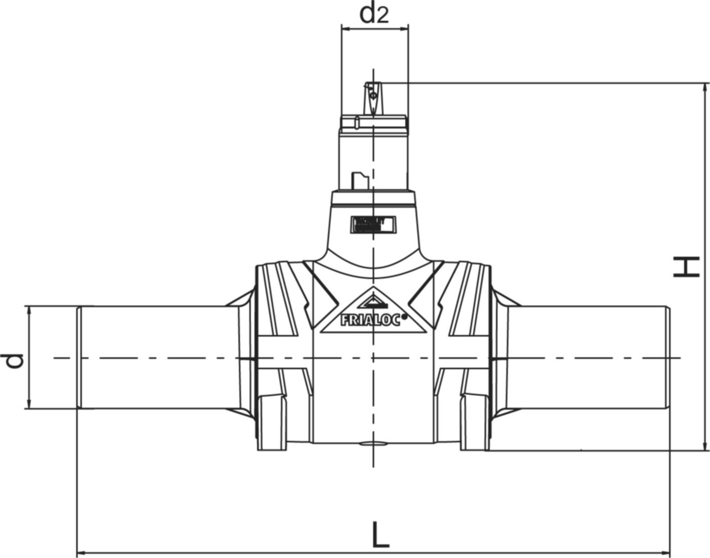 HDPE FRIALOC Absperrarmaturen