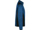 Strickfleecejacke Dawson, Gr. S - royalblau meliert