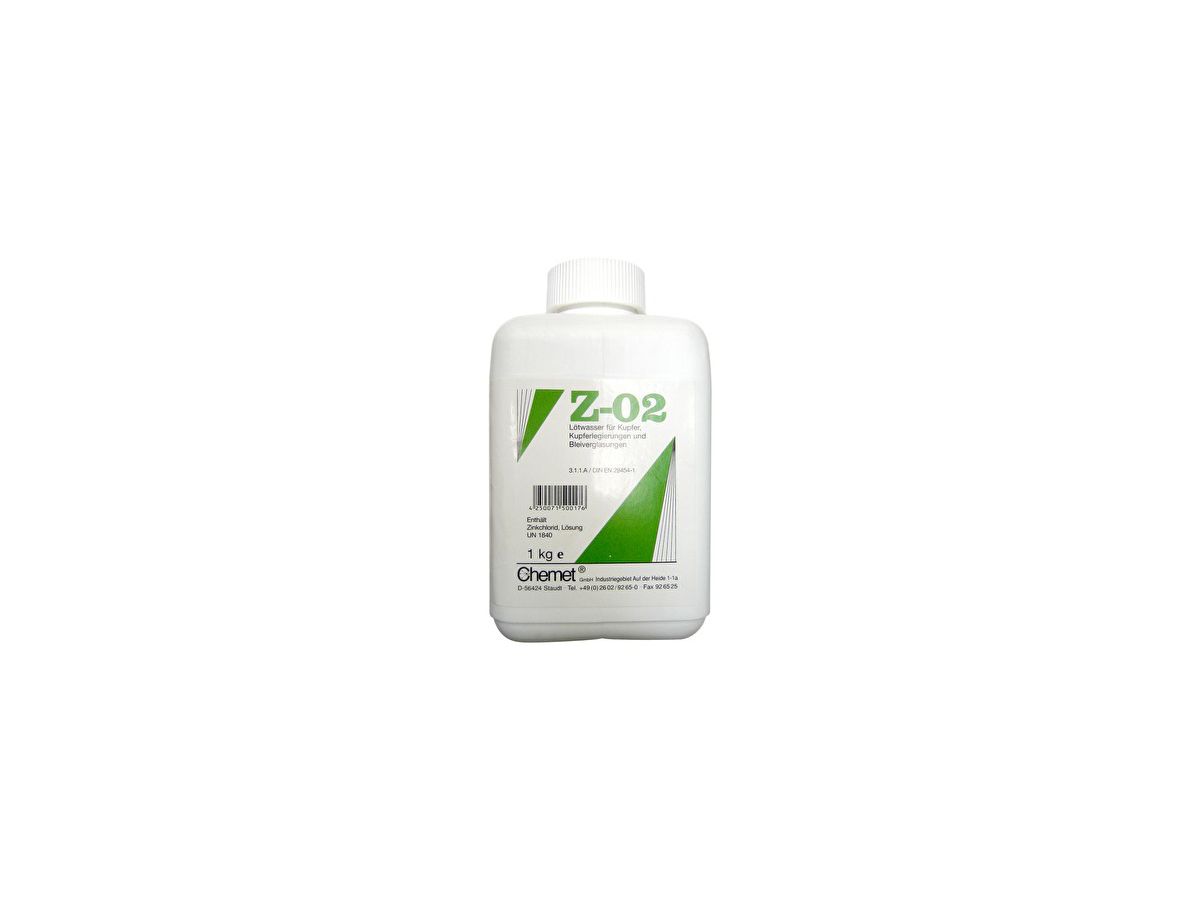 Lötwasser für Kupfer ZO2 - 750 ml EU-Norm