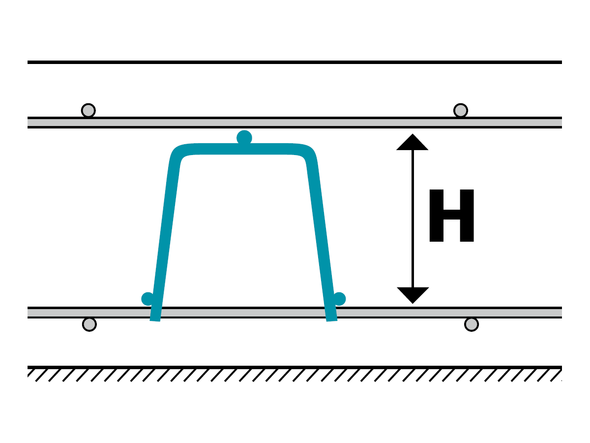 Suno Distanzkörbe Höhe 11 cm