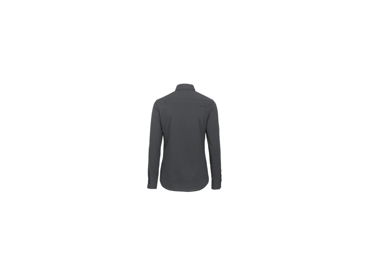 Bluse 1/1-Arm Perf. Gr. M, anthrazit - 50% Baumwolle, 50% Polyester, 120 g/m²