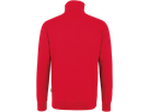 Zip-Sweatshirt Premium Gr. M, rot - 70% Baumwolle, 30% Polyester, 300 g/m²