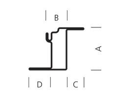 Profilstahlrohr Forster Nr.  32.808 - 50/25/20/26/1.5 mm