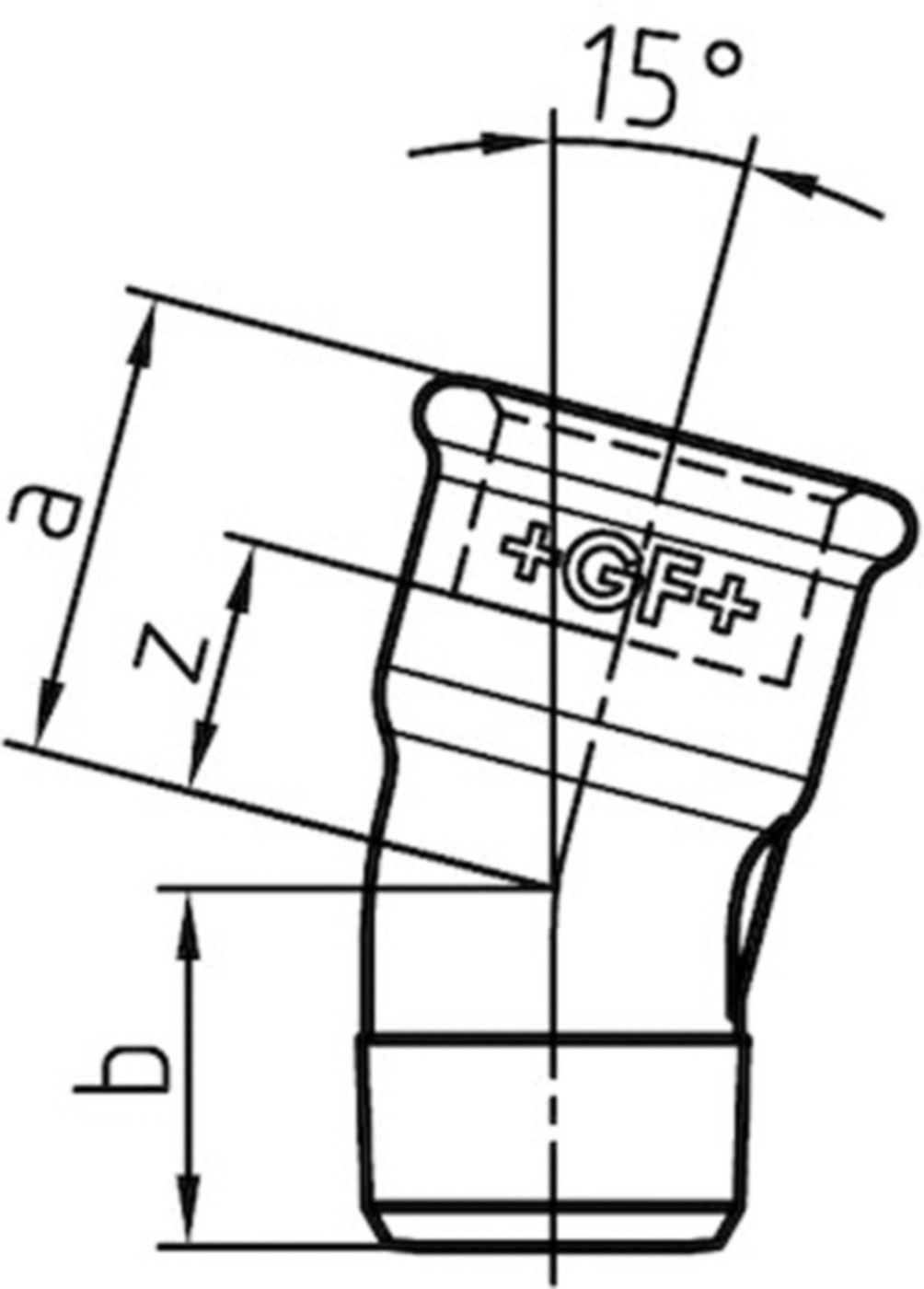 Bogen +GF+  53 verzinkt
